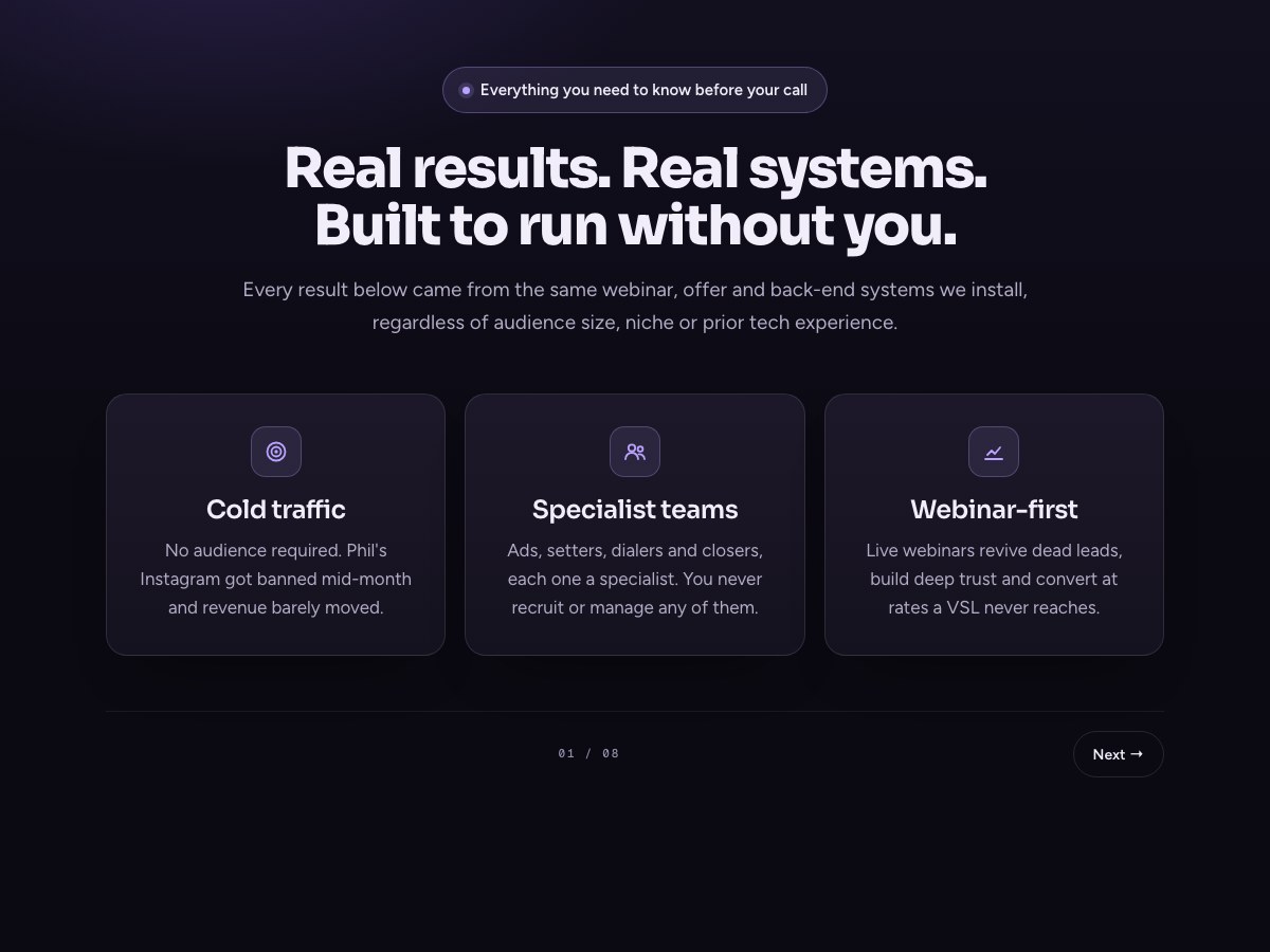 Real results, real systems preview