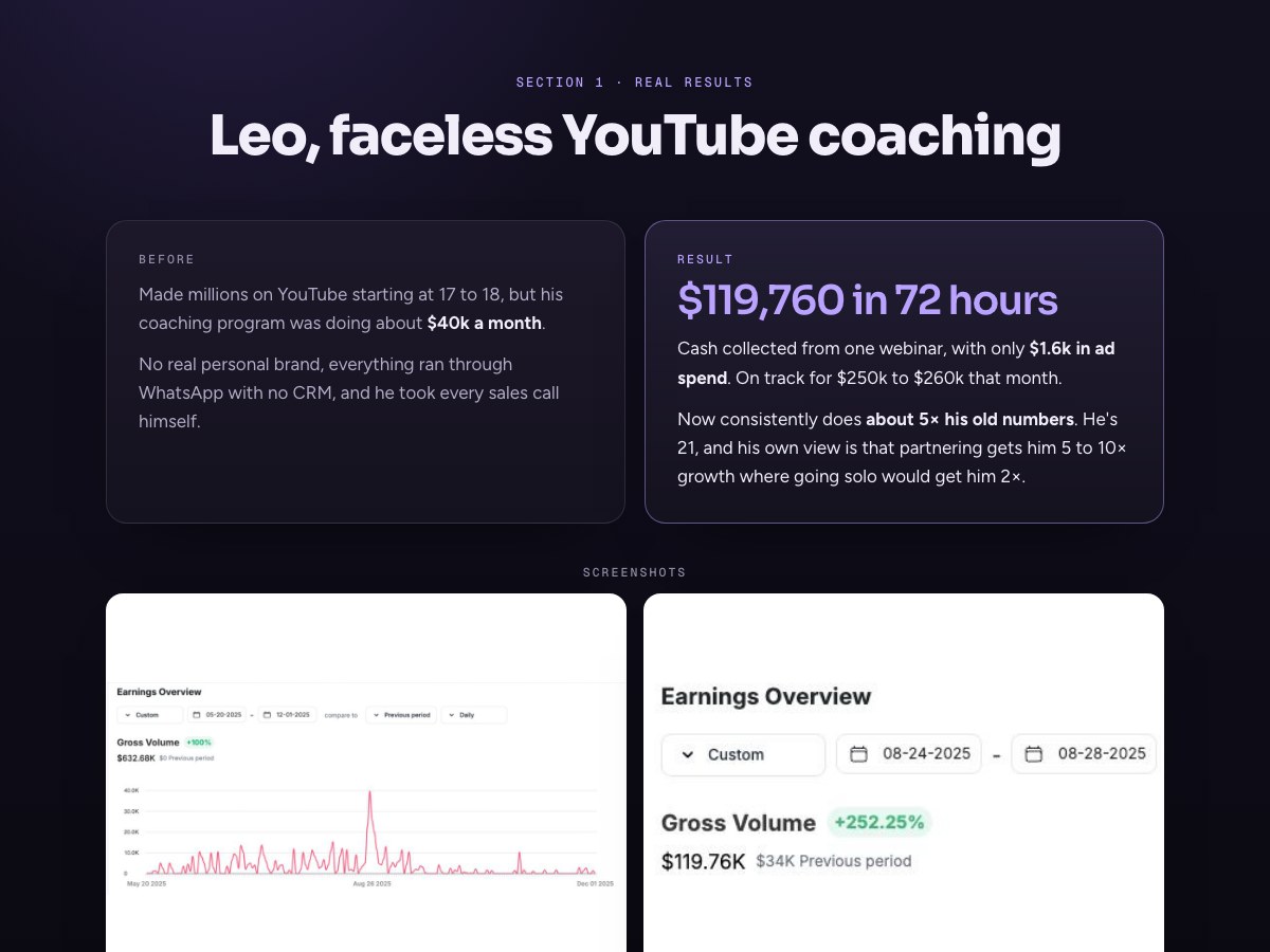 $119,760 in 72 hours preview