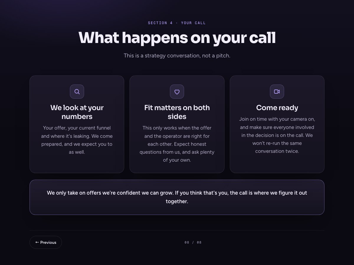 What happens on your call preview